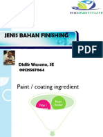 JENIS BAHAN FINISHING - Didik Bio