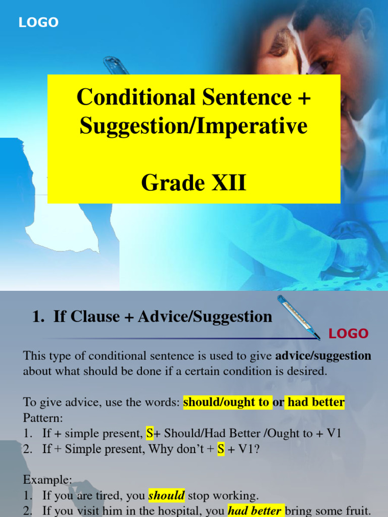 Conditional Sentence +suggestion, Imperative | PDF | Grammatical Tense ...
