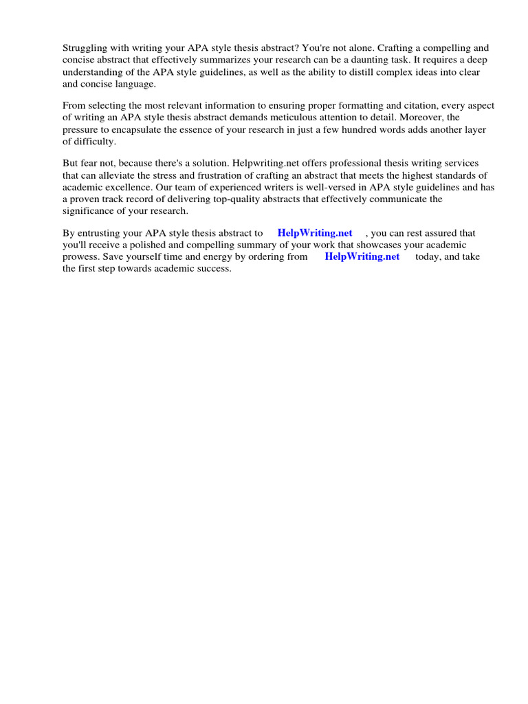 HOW TO WRITE AN ABSTRACT FOR A RESEARCH PAPER IN APA visual data 2