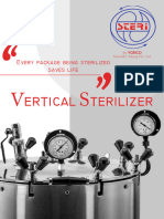 Stainless Steel Steri Vertical Triple Wall Autoclave