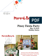 Pinoy Fiesta MOOD BOARD