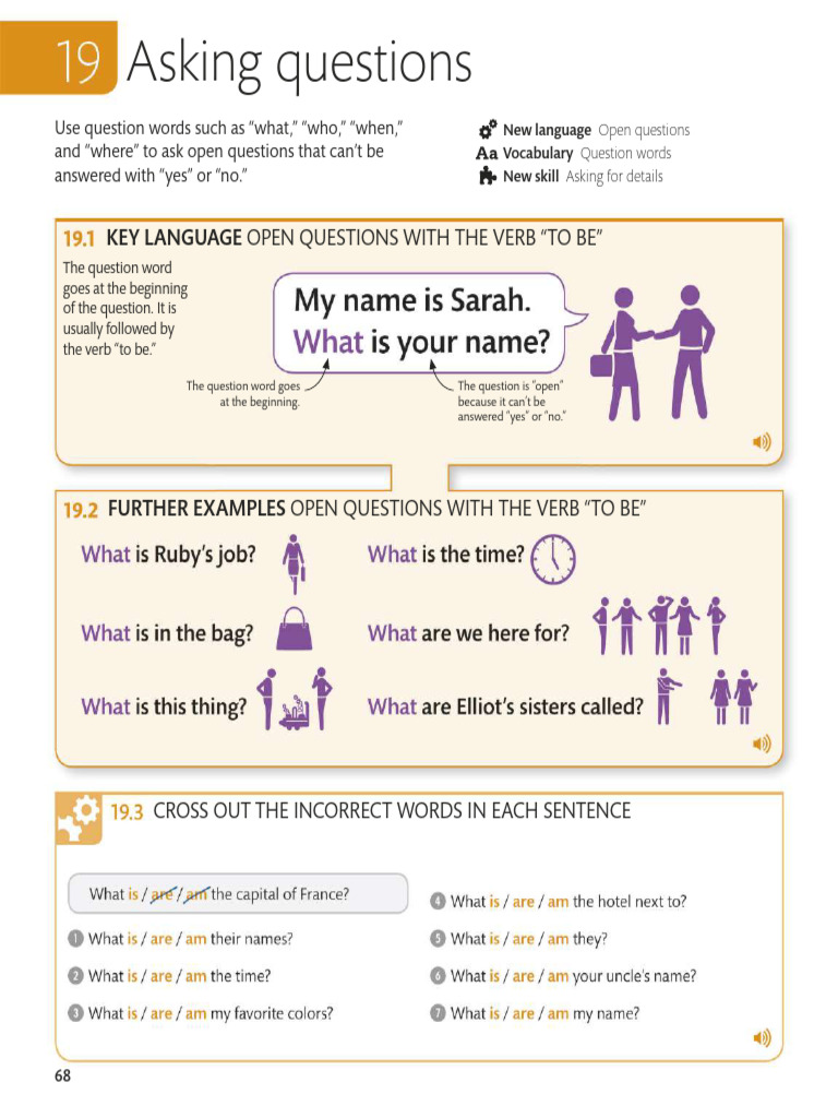 Open Questions: Forming & Examples | PDF | Question | Verb