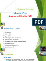 Chapter 5 - Augmented Reality (AR)