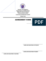 Agreement Form