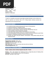 Prasanth C Resume1 Updated