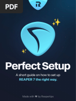 Reapertips - The Perfect Setup REAPER 7 Version