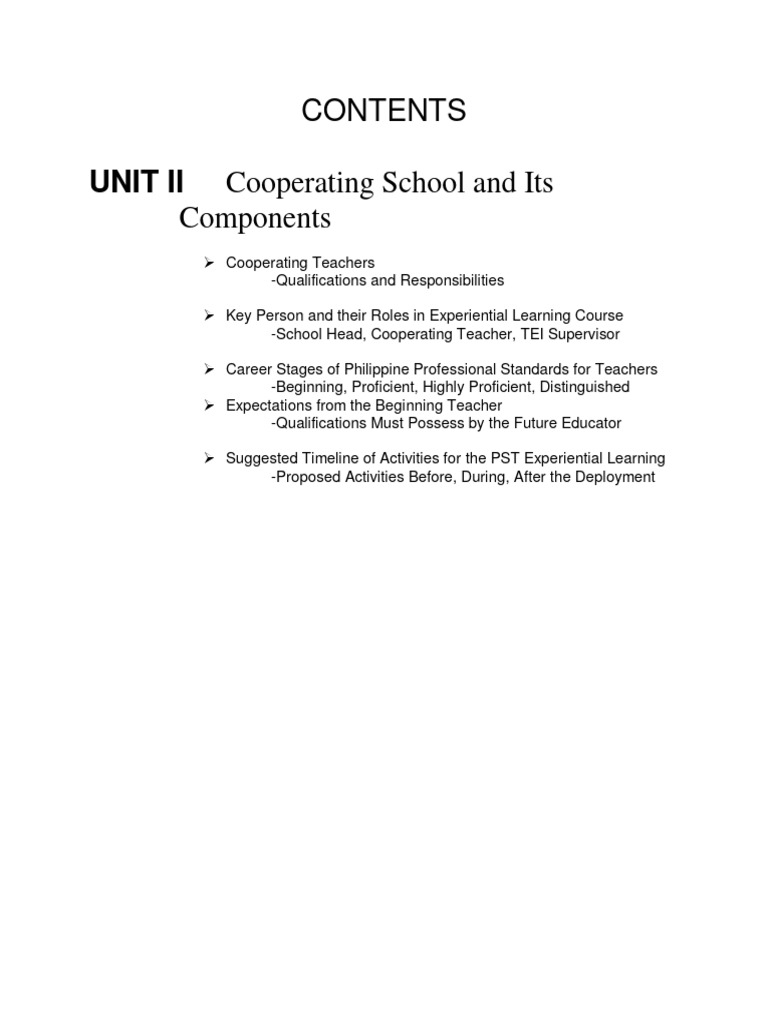Roles of Cooperating Teachers in Education | PDF | Teachers | Learning