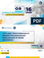 Materi 3 - TIPS AND TRICK MENGIKUTI PROSES PELAKSANAAN PENGADAAN DI BANK INDONESIA - Rev