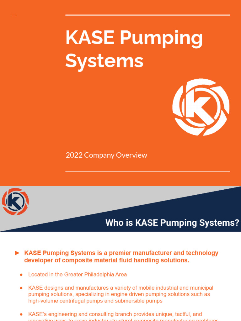 KASE - Pumps - General Presentation - 220707 | PDF | Pump | Chemical ...