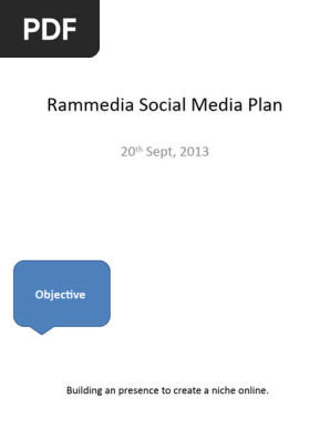 Social Media Plan