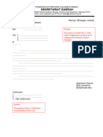 Template Surat Dinas Sekda