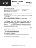 Unit 7 Test Higher A