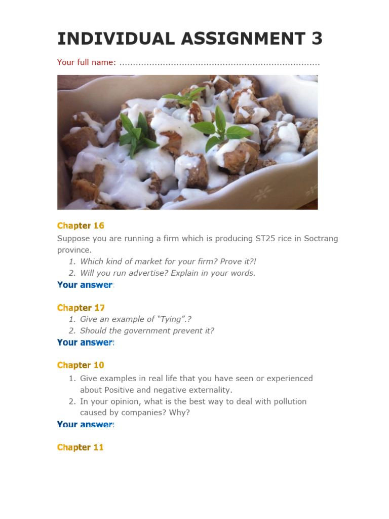 Individual Assignments 3 SP23 | PDF | Business