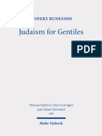 Anders Runesson, Judaism for Gentiles. Tubingen