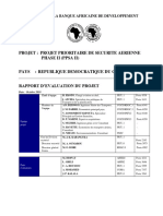 RDC - Projet Prioritaire de Securite Aerienne Phase II Ppsa II - Rapport Devaluation Du Projet 0