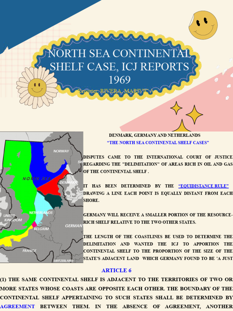North Sea Continental Shelf Case, ICJ Reports, 1969 PDF Territorial