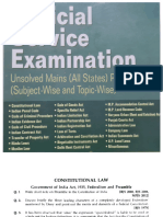 Questions Paper All States Judicial Service Examination Unsolved