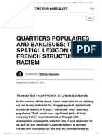 Quartiers Populaires and Banlieues - The Spatial Lexicon of French Structural Racism - THE FUNAMBULIST MAGAZINE