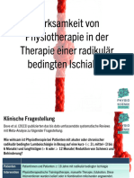 Wirksamkeit Von Physiotherapie in Der Therapie Einer Radikulaer Bedingten Ischialgie Premium 2023