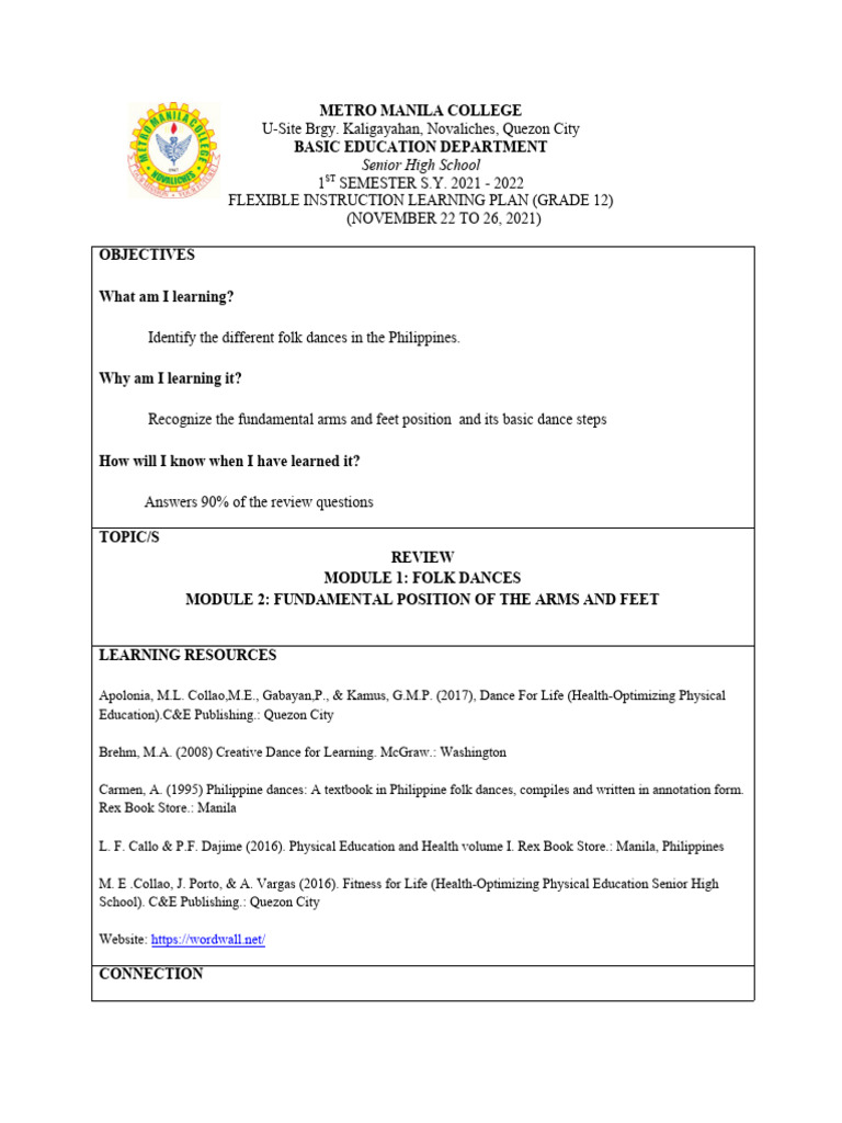 Review Week Prelim Filp Download Free PDF Dances Entertainment