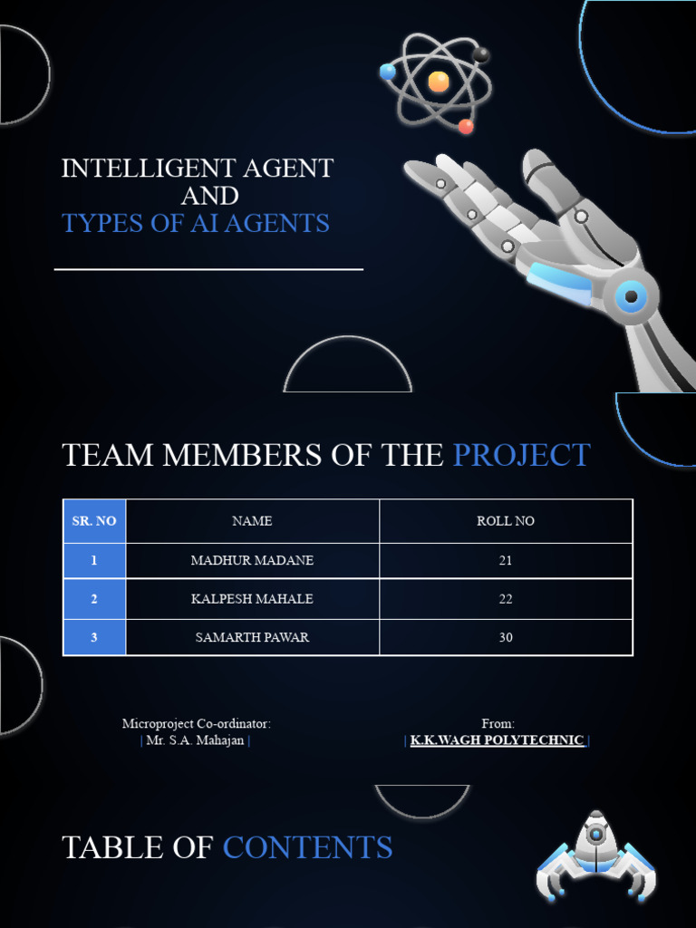Types of AI Agents Explained | PDF | Artificial Intelligence ...