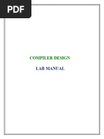 CD Lab Manual - Word