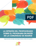 Informe Profesorado Bilingues Madrid 2023