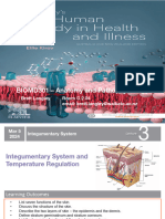 UOW BIOMD301 3 - Integumentary System and Temperature Regulation