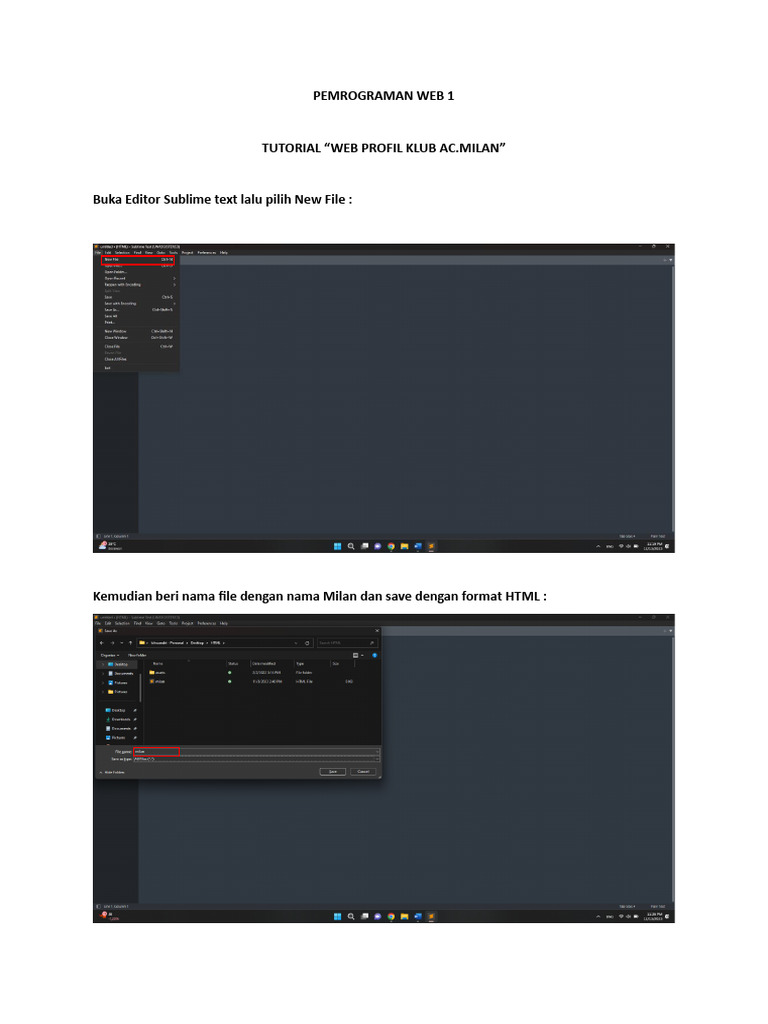 Pemrograman Web 1 - Kelompok 7 | PDF | Komputer