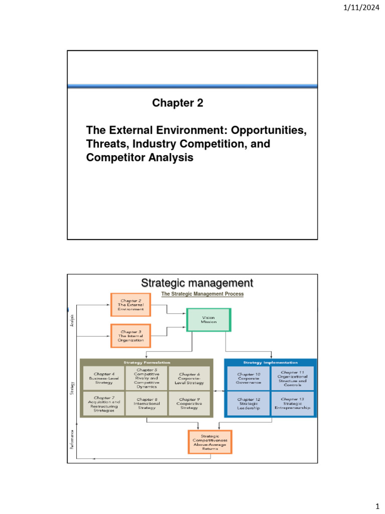 External Environment Analysis in Strategy | PDF | Strategic Management ...
