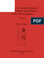 [International] Dilwyn Jones - An Index of Ancient Egyptian Titles, Epithets and Phrases of the Old Kingdom Volumes I and II_ a Completely Updated and Revised (2000, BAR Publishing) [10.30861_9781841710693] - Libgen.li