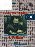 İbrahim Okçuoğlu - Marksist Teoriye Katkıda J. W. Stalin (Varyos Yayınları, 1. Baskı, 1997)