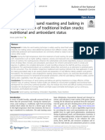 Applications of Sand Roasting and Baking s42269-019-0199-2