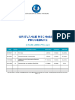 Grievance Mechanism Procedure