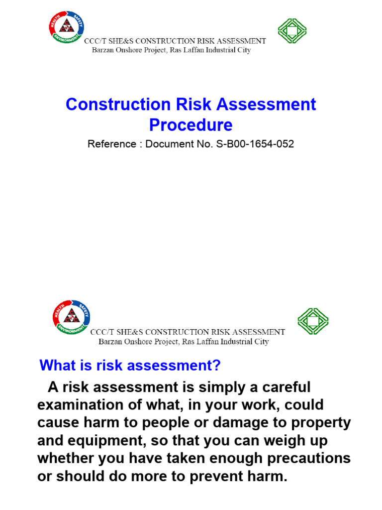 Construction Risk Assessment - Barazan Project - Doc S-B00-1654-052 ...