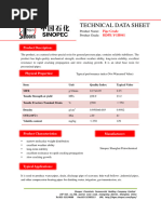 Sinopec HDPE ZH5502H Technical Data Sheet | PDF
