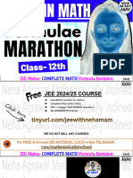 JEE Mains Formula Revision - Class 12