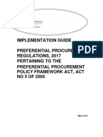 Implementation Guide - Preferential Procurement Regulations March 2017