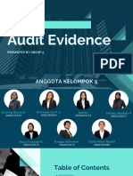 Audit 1-C - Kelompok 5 - PPT Week 12 - Audit Evidence