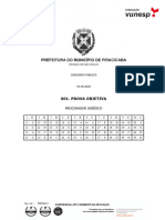 Prova Objetiva: Procurador Jurídico