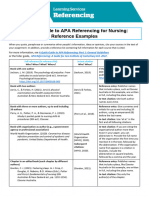 Quick APA 7th Edition Referencing Guide For Nursing