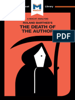 An Analysis of Roland Barthess The Death of The Author 9781912453511 9781912453061 9781912453214 Compress