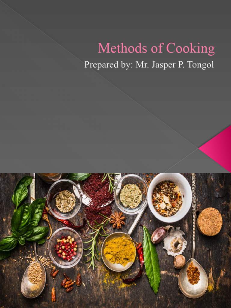 Cooking Methods and Techniques Guide | PDF | Stock (Food) | Cooking