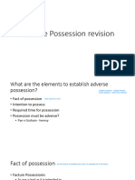 Adverse Possession Revision