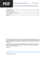 LM10 Valuing A Derivative Using A One-Period Binomial Model IFT Notes