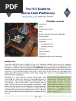 FOC Guide To Morse Code Proficiency