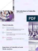 LinkedIn PPT - (Social Media Analytics)
