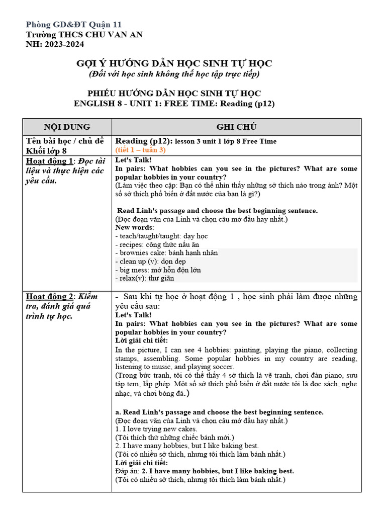 Unit1 Lesson3 Tiáº T 1 Pdf