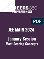JEE Main-2024 Most Scoring Concepts Ebook