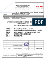 Ml-13 Work Procedure For Tie - in Welding